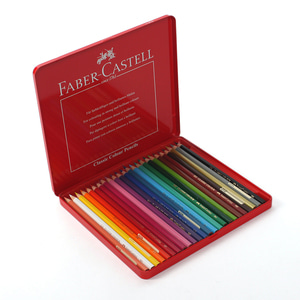 파버카스텔 24색 색연필 틴케이스 수채 색연필세트